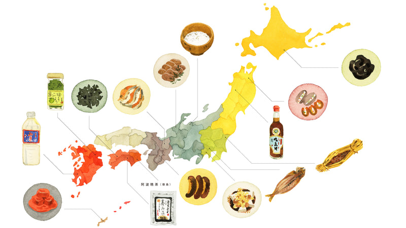 日本全国の発酵食品が知りたい!〈 16のご当地発酵フードMAP 〉