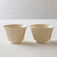 画像をギャラリービューアに読み込む, 【器のギフト】うつわ好きが喜ぶ。中里花子さんのしのぎカップ3点セット