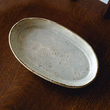 画像をギャラリービューアに読み込む, 田中大輝 粉引楕円皿