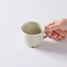 画像をギャラリービューアに読み込む, 【器のギフト】ホッとする時間を。粉引のカップ&ソーサー