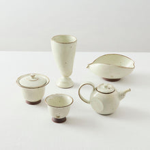 画像をギャラリービューアに読み込む, 淡海陶芸研究所 白泥蓋碗