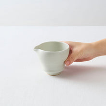 画像をギャラリービューアに読み込む, 土井善男 緑白釉茶海