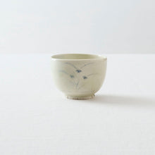 画像をギャラリービューアに読み込む, タナカシゲオ 青花秋草文盃(約70ml)