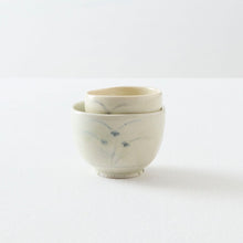 画像をギャラリービューアに読み込む, タナカシゲオ 青花秋草文坏(約40ml)
