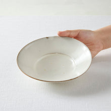 画像をギャラリービューアに読み込む, 荒賀文成 粉引き6寸つば皿