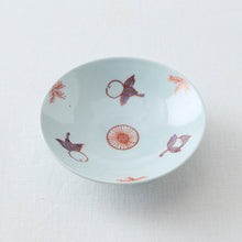画像をギャラリービューアに読み込む, 清水なお子 色絵鬼灯文6寸浅鉢