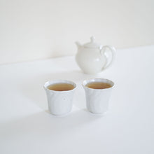 画像をギャラリービューアに読み込む, 安齋新・厚子 白磁ねじり杯