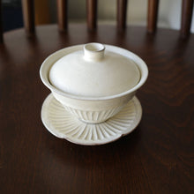 画像をギャラリービューアに読み込む, 後藤義国 縞蓋碗と縞受皿のセット