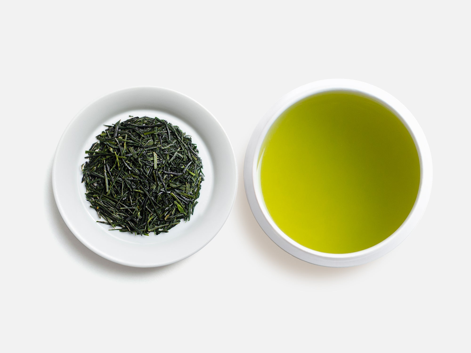 ペアリングのお茶の水色