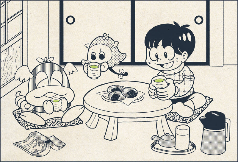 漫画の中のお茶の間で「055 つゆひかり 武雄」を味わうレシピ