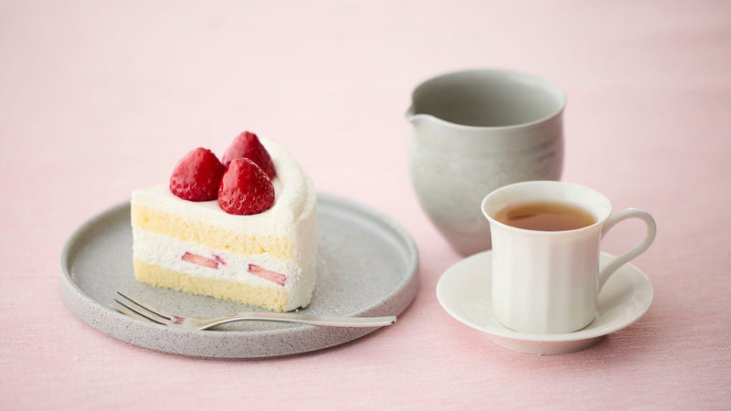 いちごのショートケーキと香ばしい「やぶきた」シングルオリジン棒ほうじレシピ