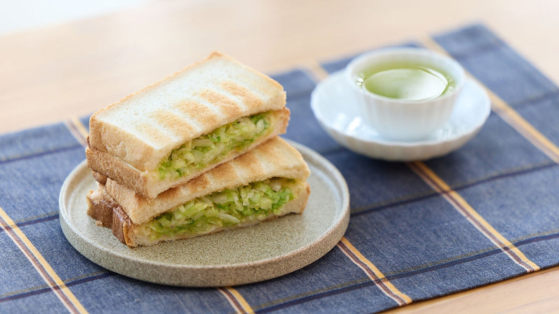 春キャベツのホットサンドと 「066 あさのか」を朝食に、旬野菜レシピ