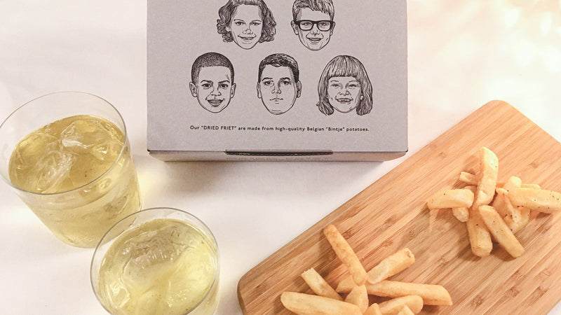 【お菓子とお茶】AND THE FRIETの「ドライフリット」と「014 熊球磨在来」でノンアル晩酌ティータイム