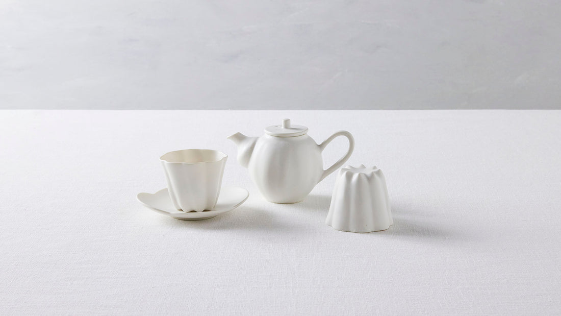 モチーフはフランス菓子。藤村佳澄さんの愛らしい器