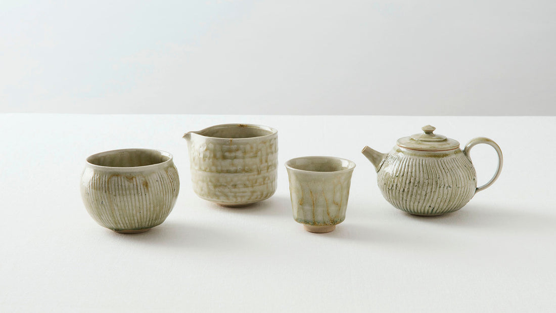 再生土を利用した、生活に溶け込むやきもの。中村譲司さんの茶器