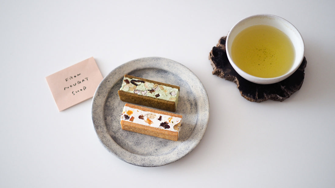 美しき断面のヌガーサンドで自分にご褒美。FROM NOUGAT SHOPの「montelimar・matcha」と「036 みなみかおり」