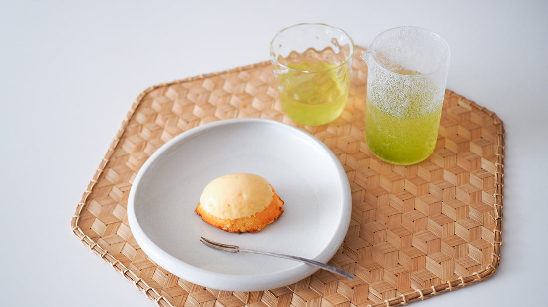 お菓子とお茶｜こだわりのレモンをぎゅっと楽しむ。パティスリー1904「しまなみレモンケーキ」と「055 つゆひかり 武雄」