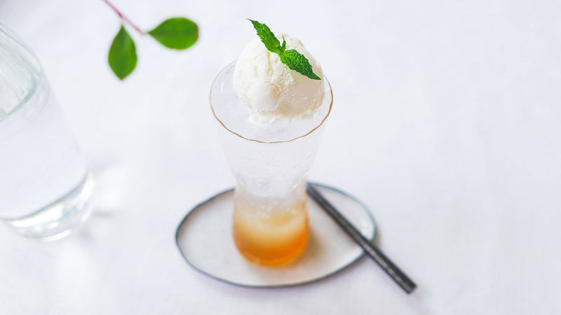 週末に試したい夏のごほうびドリンク。「ジャスミンティークリームソーダ」レシピ