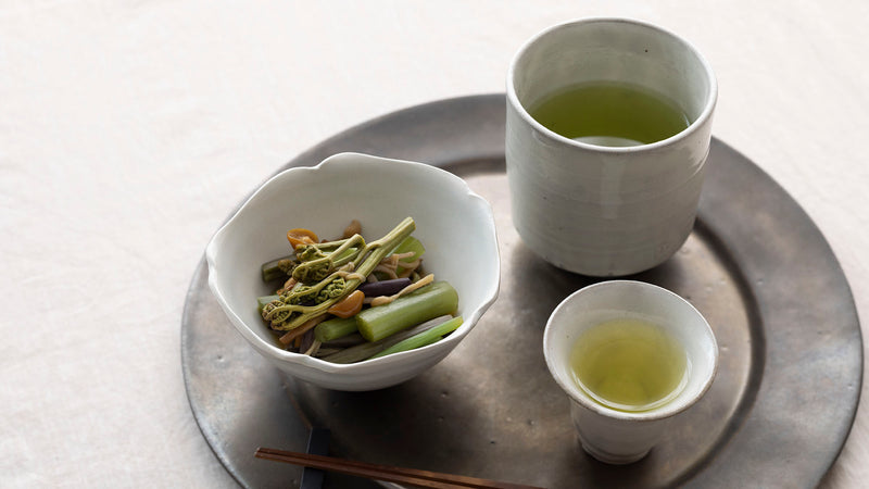 春の味覚。山菜のおひたしと味わう『044 うじみどり』レシピ