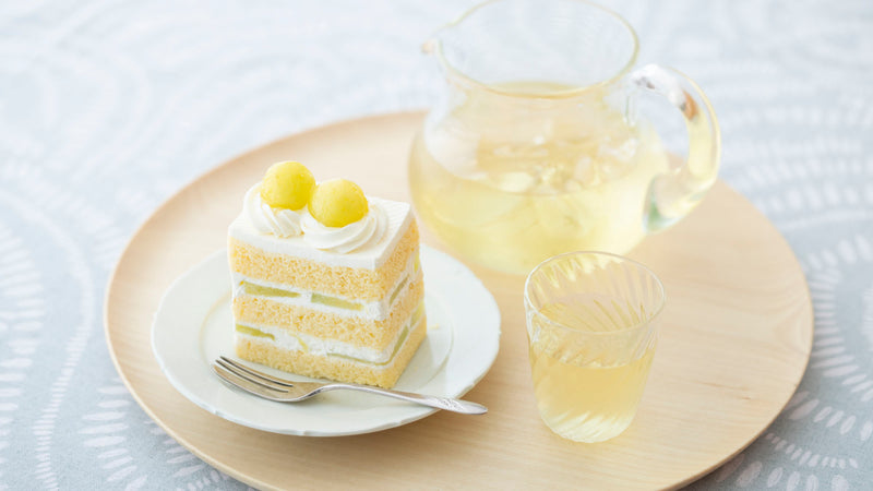 メロンショートケーキと合わせる、初夏の「翠玉」レシピ