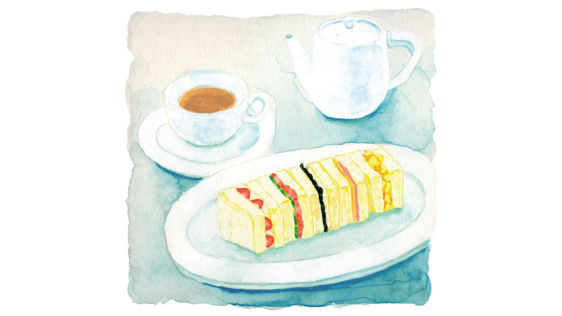 〈 あの人の朝ごはん 〉020 母のサンドイッチプレート − アートディレクター・久能真理