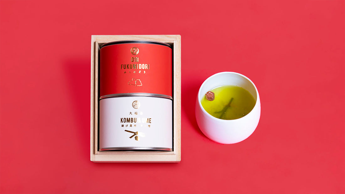 【数量限定】2024年の「無病息災」を願うお茶「金粉入り大福茶（桐箱入り）」を発売！