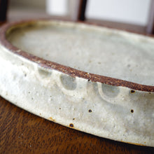 画像をギャラリービューアに読み込む, 田中大輝 粉引楕円皿
