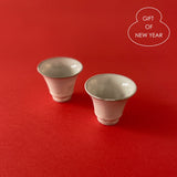 荒賀文成 粉引き茶杯2個セット 2