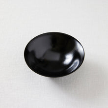 画像をギャラリービューアに読み込む, 後藤睦 葉反鉢4.5寸黒漆
