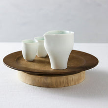 画像をギャラリービューアに読み込む, 村田匠也 青白磁葉形片口
