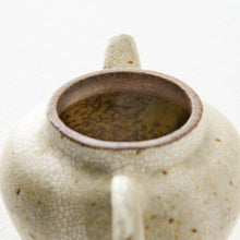 画像をギャラリービューアに読み込む, 天野千香 ヒビ粉引後手急須 茶壺
