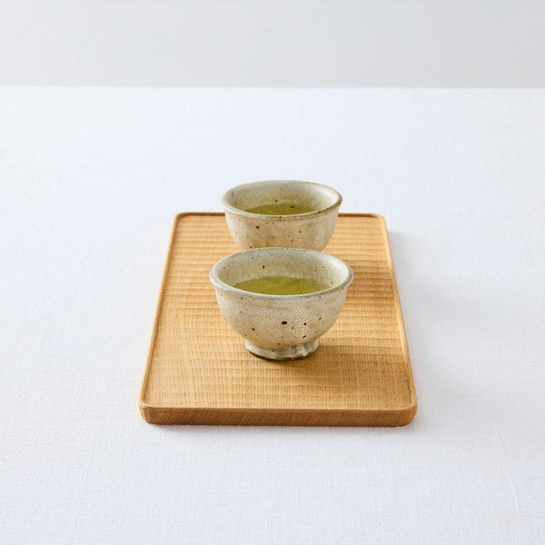 天野千香 ヒビ粉引茶杯