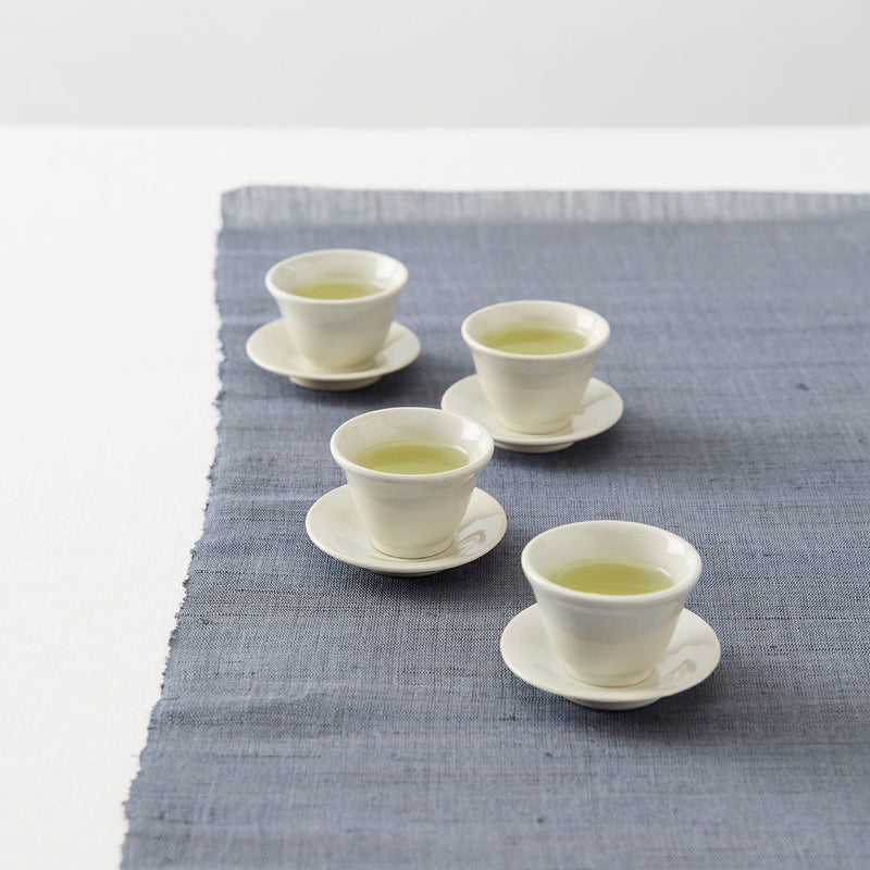 北井里佳 白土茶杯+茶托