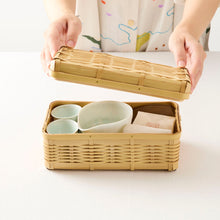 画像をギャラリービューアに読み込む, おじろ角物店 お弁当箱 サンドイッチ
