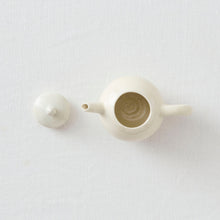 画像をギャラリービューアに読み込む, タナカシゲオ 白瓷丸茶壺
