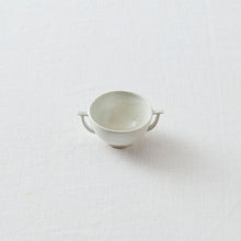 画像をギャラリービューアに読み込む, タナカシゲオ 白瓷耳坏（約20ml）
