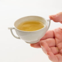 画像をギャラリービューアに読み込む, タナカシゲオ 白瓷耳坏（約20ml）
