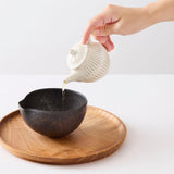 後藤義国 縞茶壺 2