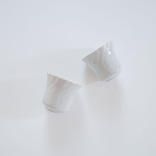 画像をギャラリービューアに読み込む, 安齋新・厚子 白磁ねじり杯
