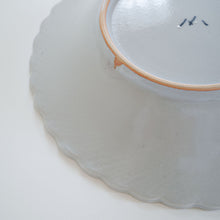 画像をギャラリービューアに読み込む, 安齋新・厚子 白磁菊花皿
