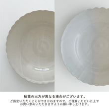 画像をギャラリービューアに読み込む, 安齋新・厚子 白磁菊花皿
