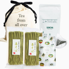 画像をギャラリービューアに読み込む, 茶蕎麦(そば)セット
