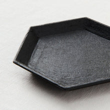 画像をギャラリービューアに読み込む, 蝶野秀紀 和紙貼 六角豆皿
