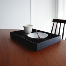 画像をギャラリービューアに読み込む, 堀宏治 深四角盆
