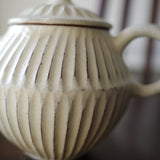 後藤義国 縞茶壺 20