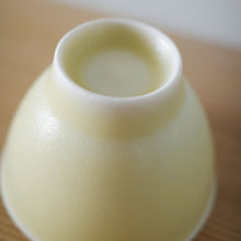 画像をギャラリービューアに読み込む, 村田匠也 黄釉茶杯
