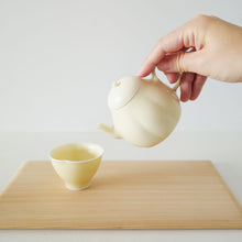 画像をギャラリービューアに読み込む, 村田匠也 黄釉茶壺
