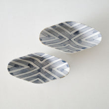 画像をギャラリービューアに読み込む, 安齋新・厚子 白磁染付ふね
